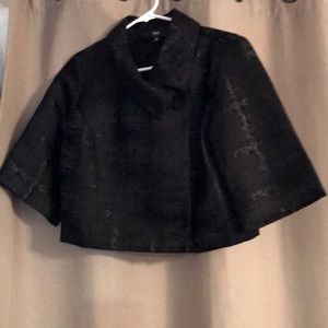 Black Cropped Dress Jacket